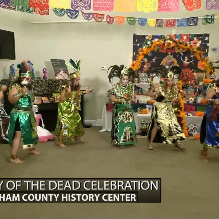 Keith Kaiser takes part in Day of the Dead dance ahead of Oldham County celebration